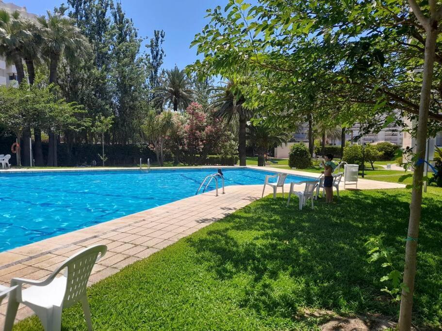 Apartamento Con Piscina Y Zonas Comunes Playa de Gandia Extérieur photo